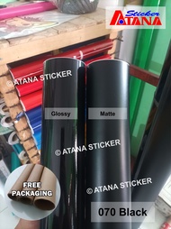 Skotlet Hitam Glossy Doff Black 070 Gelap Dark Gloss Kilap Dop Metalik Cutting Stiker Anti Gores Papan Iklan Reklame Plat Nomor Akrilik Background Aquarium Dekorasi Sticker Interior Eksterior Aksesoris Body Motor Mobil Maxdecal Profix Alternatif Oracal