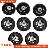 8 Pack Inline Skate Wheels, Indoor/Outdoor Roller Skate Wheels, Replacement Wheels with Bearing 64mm