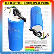 Dual capacitor Air compressor capacitor 15uf 25uf 45uf vespa 3 wires