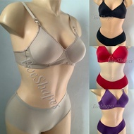 Eve Shapes Terno Bra Panty Nonwire Bra Underwire Bra Nude Black 32AB 34AB 36AB 38AB
