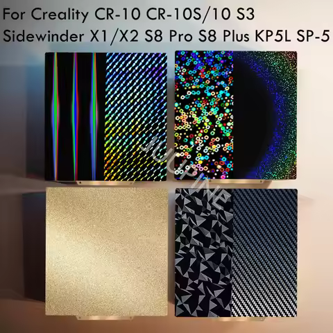 Pei Plate 310x310 Heated Bed H1H Pei Sheet For Artillery Sidewinder X2 X1 Cr10 310x310 Sheet Bed Mag