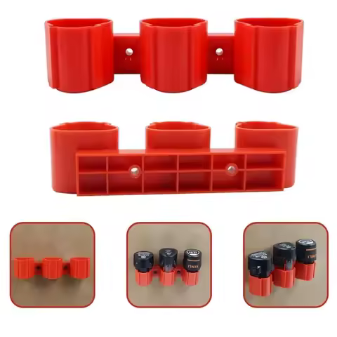 Battery Holder Battery Wall Mount for Milwaukee M12 12V Battery Storage with Battery Slots Wall Moun