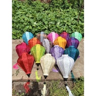 Garlic & round silk fabric lantern, Hoi an lantern, decorative lamp