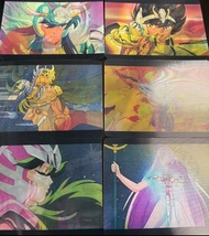 聖鬥士星矢 3D咭/卡 一套6張 $120 / 包平郵 或 顯徑站交收  另有閃咭 萬變卡