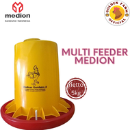 super feeder 5kg medion - tempat pakan ayam (kualitas bahan super)