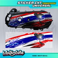 CVT Block Transparent Sticker All Type Universal Motorcycle CVT Block-SCVT Sticker Motorcycle Sticke