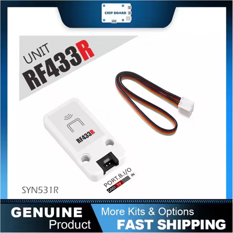M5Stack RF433R Wireless Radio Receiver 433.92MHz for IoT RF Remote Control Application