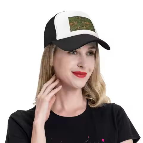 Splintertarn German WW2 Camouflage Army Military Camo Cap Casual Mesh Baseball Caps Adjustable Hat H