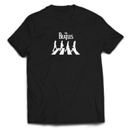 "The Beatles Abbey Road Graphic" Trendy Cotton Crew Neck T-Shirt, Fashion - forward Classic Rock Sty