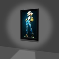 led light box movie poster display wholesale cinema wall mounted led poster frame led poster holder