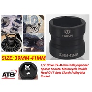 1/2" Drive 39-41mM Pulley Spanner Spanar Scooter Motorcycle Double Head CVT Auto Clutch Pulley Nut S