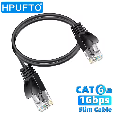 5M 10M 20M 30M Cat6a Slim Ethernet Cable 10Gbps UTP RJ45 Lan Patch Cord for PS5 Xbox Modem Router Ne