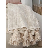 TASSEL Throw Blanket Bohemian | Aesthetic Bohemian Throw