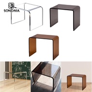 [SONONIA] Acrylic Side Table, Acrylic End Table, Rectangular, Modern, Waterfall Table, Acrylic, Acry