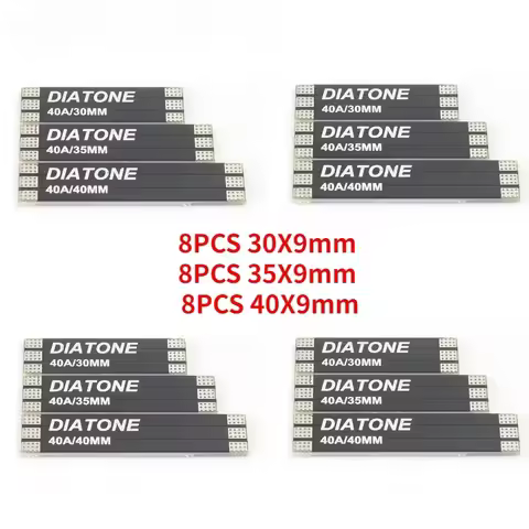 24PCS DIATONE ESC Power Distribution Board 3-6S Motor Wires Extension Plate - 30X9mm 35X9mm 40X9mm