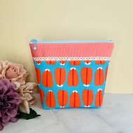 烏魚子圖案化妝包 台灣布