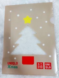 【全新】uniqlo 聖誕節資料夾