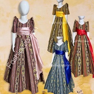 【READY SHIP】 Modern Filipiniana Ethnic Gown for Kids - Buwan ng Wika Costume