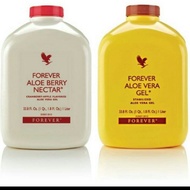 FOREVER LIVING ALOE VERA GEL & FOREVER LIVING ALOE NECTAR
