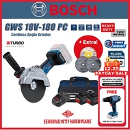 BOSCH GWS 18V-180 PC Professional Cordless Angle Grinder With BITURBO GWS18V180PC GWS18V-180PC 角磨机 0