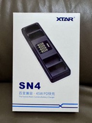 XTAR SN4  charger 相機電池充電器 45w pd 快充 sony  np-fz100 npfz100