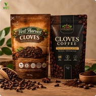 First Harvest Premium Whole Cloves 50g + Cloves Coffee Ground Cloves 100g | Cloves Set