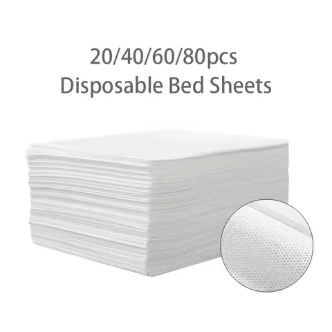 20/40/60/80pcs Thick Disposable Bed Sheets Salon Spa Beauty Tatoo Non-woven Sheets Breathable Dispos