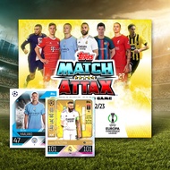 Collection Of 100 Player Cards Printed Match Album Attax 2022-23