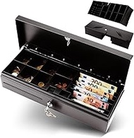 Olympia HS 170 Cash Drawer | Lockable Cash Box with Slot | RJ12 Compatible | 6 Banknote & 8 Change S