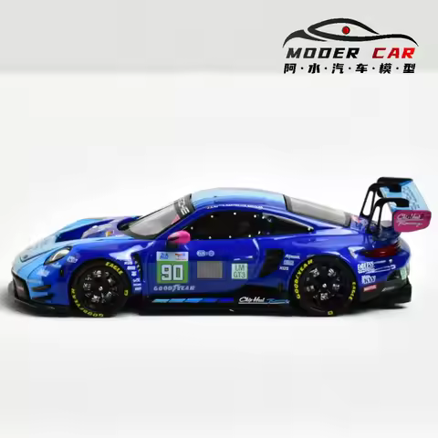 TH 1:64 Adults Hobby 911 GT3 R 2025 LMGT3 Diecast Model Car