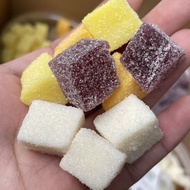 年货福爽园果糕软糖椰汁葡萄芒果榴莲混合拼装口味礼过年338gNew Year Fushuangyuan Fruit Cake Fudge Coconut Juice Grape Mango202608