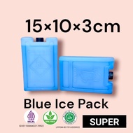 Ice Pack 15x10x3cm Blue Ice Gel Multipurpose - Ice Cream Cooler - Cooler Bag Box Asi Cooler - AC Fan Cooler air Cooler
