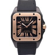 Cartier Cartier Cartier Santos Titanium 18K Rose Gold Automatic Mechanical Men's Watch Watch W2020007