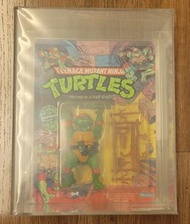 忍者龜 1988 Playmates Teenage Mutant Ninja (TMNT) Series 1 / 10 Back Raphael Plastic Head AFA 80