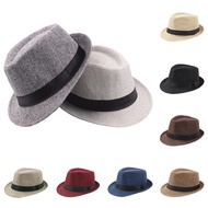 Baby Boy Kids Formal Attire Suit Children Baby Summer Beach Straw Hat Jazz Panama Trilby Fedora Hat