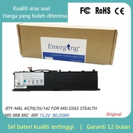 15.2V 80. Laptop Battery BTY-M6L For MSI GS65 8RF 8RE PS42 PS63 MS-16Q3 Series