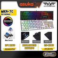 Armaggeddon MKA-7C Black / White Psycheagle (104 Keys) Blue Switch Mechanical Keyboard