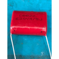 5 capacitors CBB22 475J-630V(4.7UF-630v)