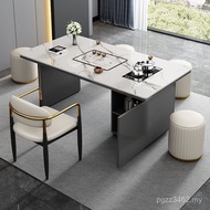 Taiwan Light Integrated Coffee Table Tea Table Board Luxury Rock Tea Table Office Kung Fu Tea Balcon