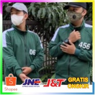 Jacket SQUID GAME SQUIDGAME Adult Children Teenage Girls Guys 001 456 067 101 218 240 NO Chest SERIE