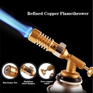 Portable Metal Flame Gun Butane Gas Torch Flaming Thrower Camping Welding Multipurpose Burning Fire