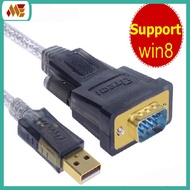 【DTECH】USB 2.0 Male TO SERIAL DB9 MALE (9 PIN) RS232 Converter CABLE ADAPTER (DT-5002A) 6ft/1.8m