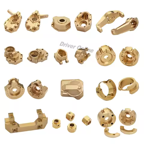 Heavy Brass Counterweight Portal Drive Housing Bumper Holder Axle Mount for RC Crawler TRX4 TRX-4 TR