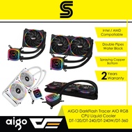 AIGO DarkFlash Tracer DT-120 / DT-240 / DT-360 AIO LIQUID CPU COOLER 120mm / 240mm / 360mm Support I