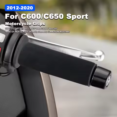 Motorcycle Grips Sponge Handle Bar Grip for BMW C650GT C600 C650 Sport C 650 600 C650 GT Accessories