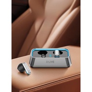 X-LIVE施奈孚車載B1藍牙耳機高清通話降噪太陽能充電無線半入耳式