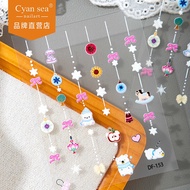 Cyansea Cross-border hot-selling winter carousel bear and star nail art stickers diy Polaroid phone 