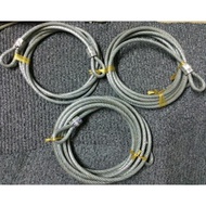 Dây cáp khoá xe chống cắt dài 3m 4m 5m (đường kính 10mm ) có bọc nhựa