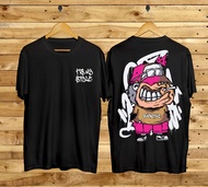 kaus murah cowok terbaru 2023 samurai jepang my style warna hitam kuning katun premium distro pria l