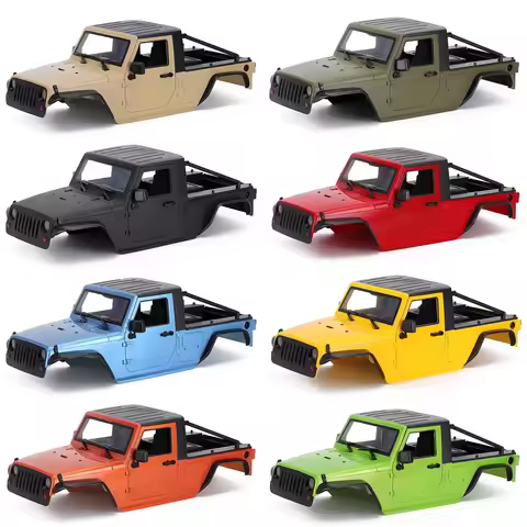 313mm Unassembled Kit Pickup Body Shell 12.3in Hard Plastic Wheelbase RC Body Shell for 1/10 RC Craw